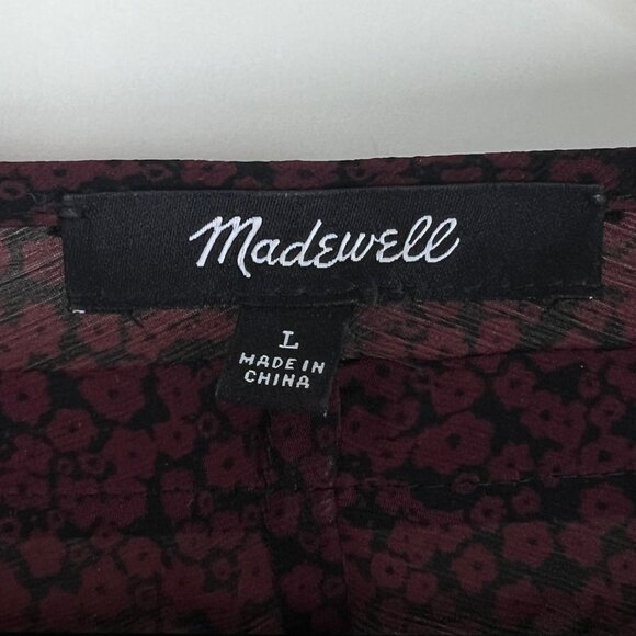Madewell Burgundy Mini Dress - Picture 6 of 10